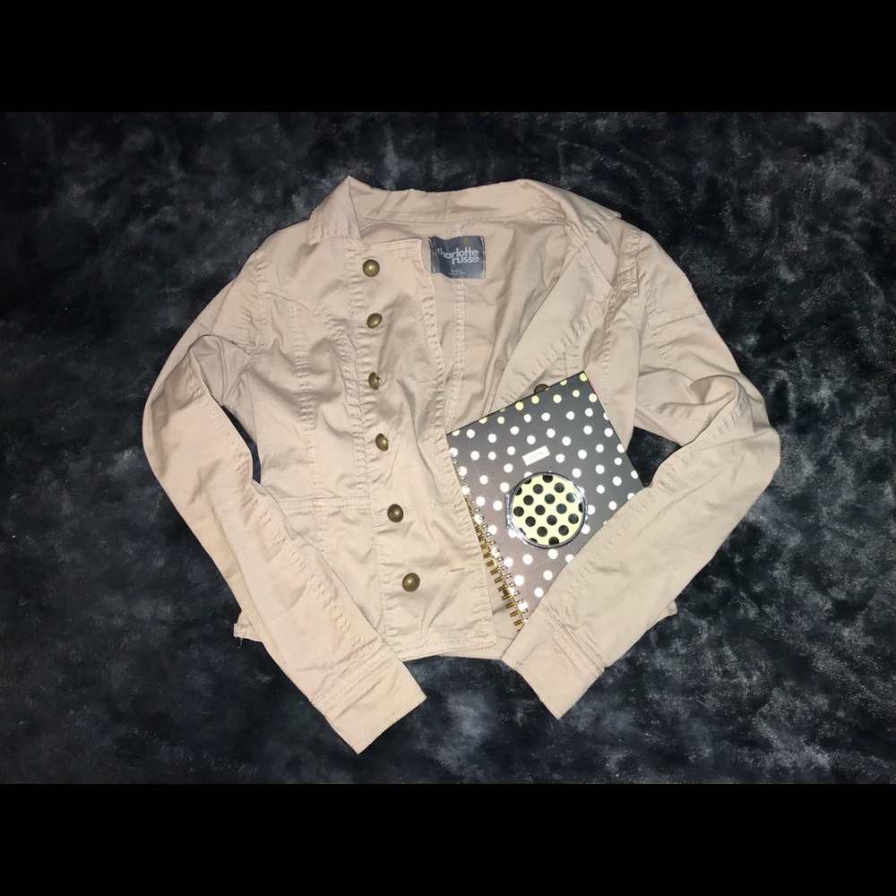Nude Button Up Jacket